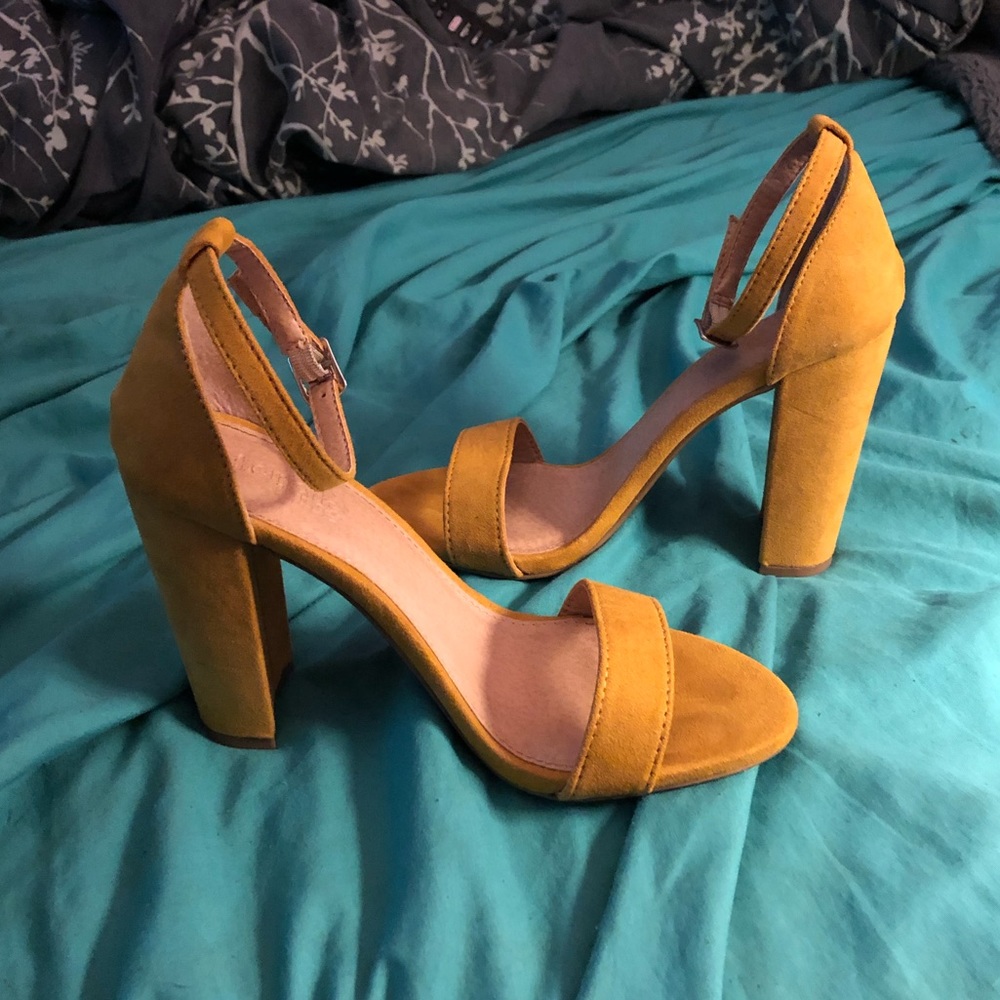 Mustard Yellow Heels